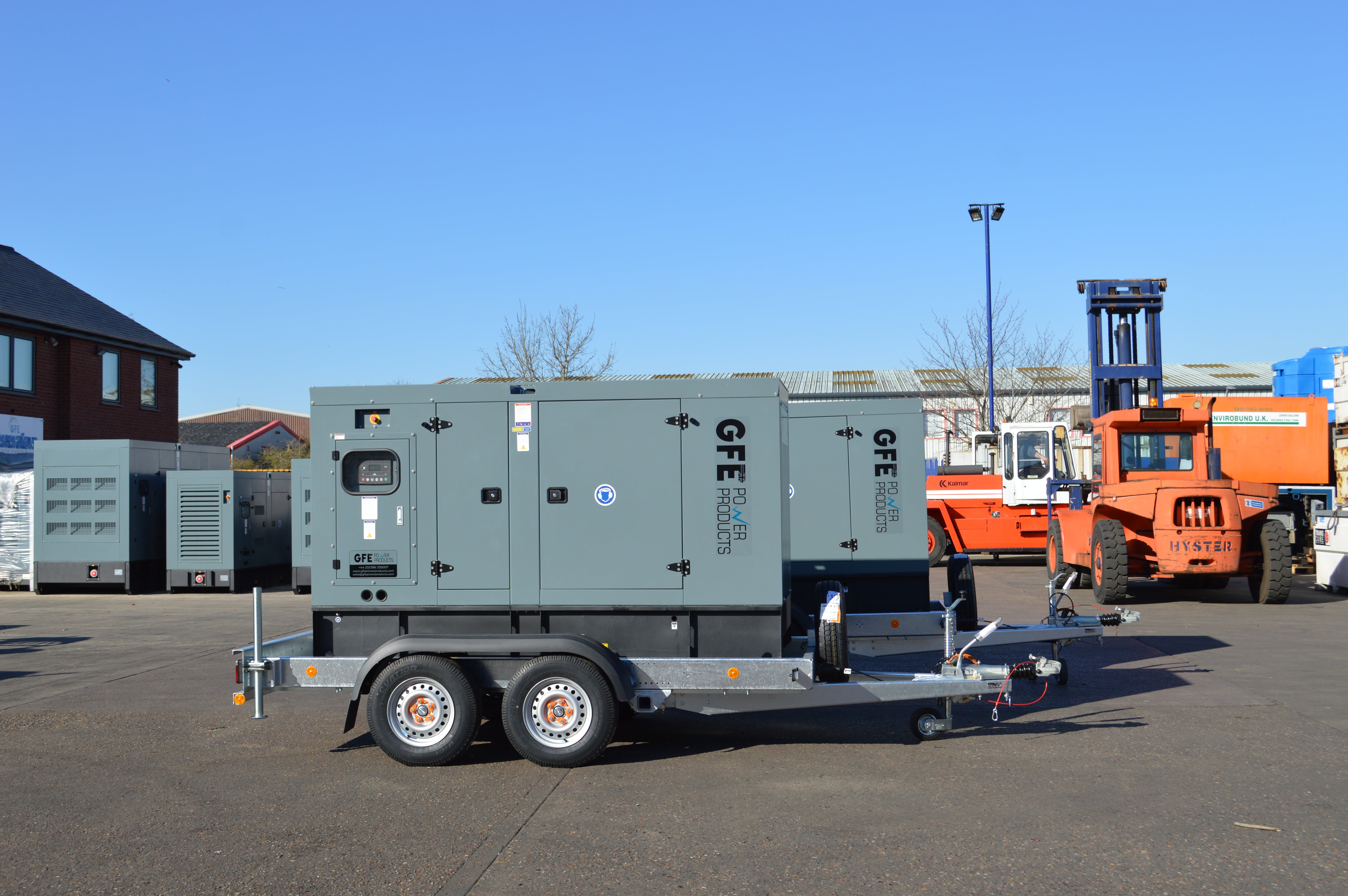 Cummins 100kVA Diesel Generator - GFE110CSC Trailerised