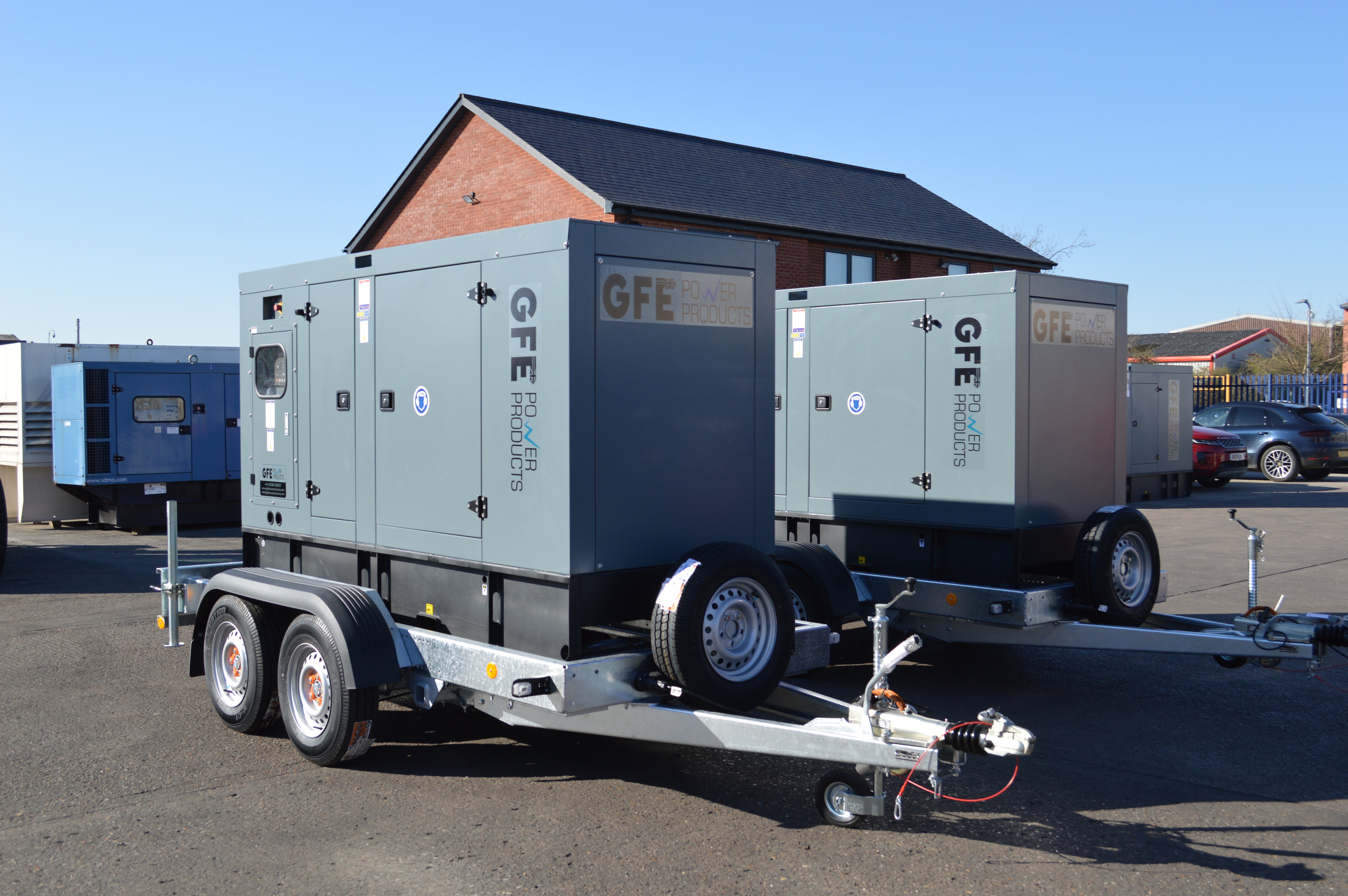 Cummins 100kVA Diesel Generator - GFE110CSC Trailerised