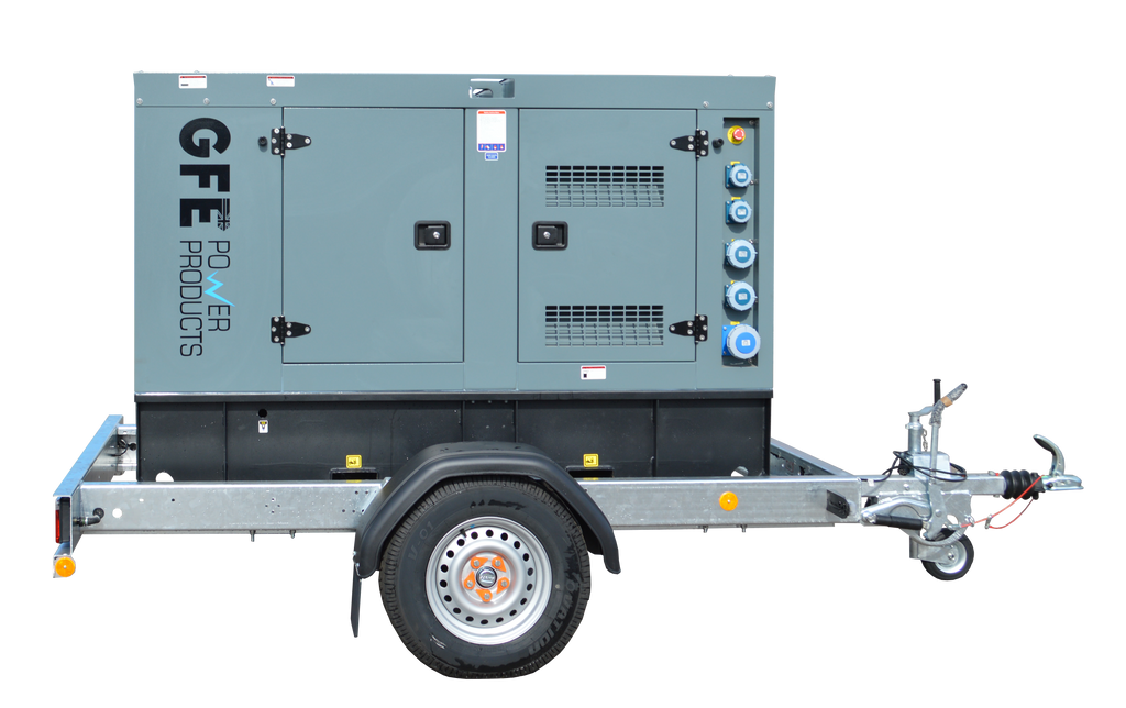 GFE Cummins-Powered 20kVA Diesel Generator - GFE22CSC-1 Trailerised