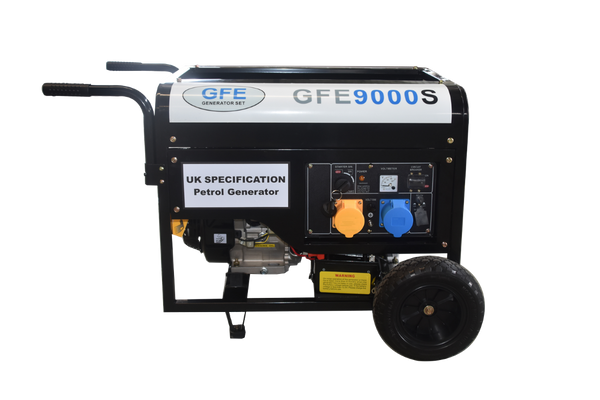 GFE 6.5kVA Open Frame Petrol Generator (Wheel kit)